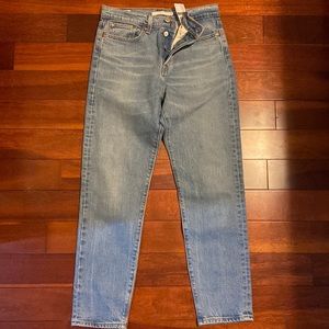 Levi’s 501 wedgie fit ankle jeans- tango light 27/28